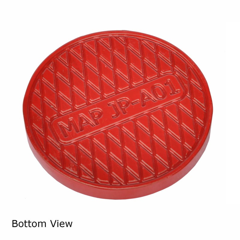 Potauto Universal Aluminum Jack Pad Jacking Puck Adapter Support Compatible with BMW, Mini, Vehicles (Qty 1, Red) - Image 4